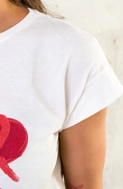 Amor Print Top Rood -Kleding Promotie Winkel Amor Print Top Rood 1 586x900 1