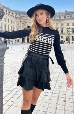 Amour Strepen Trui -Kleding Promotie Winkel Amour Strepen Trui 1 586x900 1