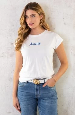 Amour Top Kobalt -Kleding Promotie Winkel Amour Top Kobalt 2 586x900 1