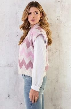 Aztec Gilet Dust Roze -Kleding Promotie Winkel Aztec Gilet Dust Roze 1 586x900 1