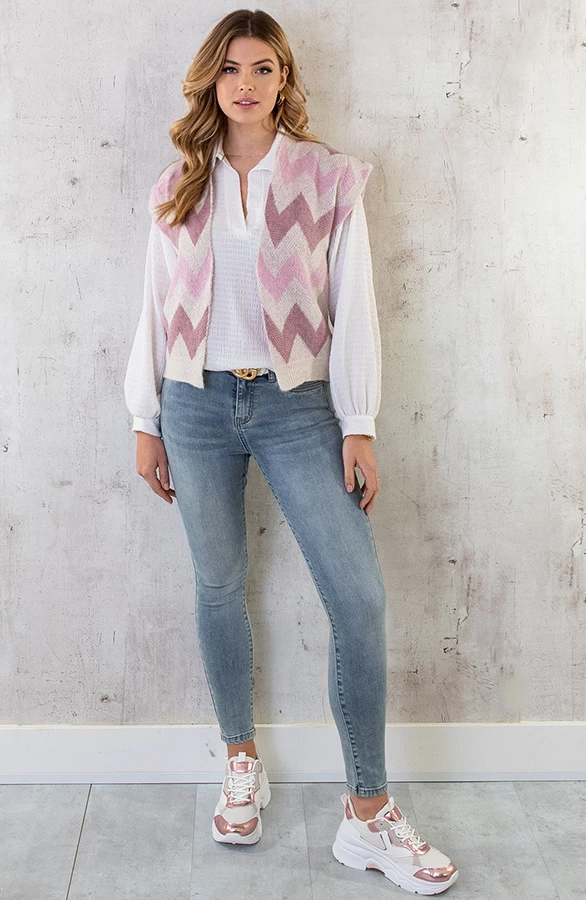 Dad Sneaker Metallic Roze 7 Dad Sneaker Metallic Roze - Afbeelding 5