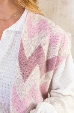 Aztec Gilet Dust Roze -Kleding Promotie Winkel Aztec Gilet Dust Roze 586x900 1