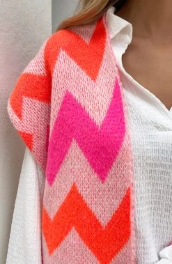 Aztec Gilet Neon Pink -Kleding Promotie Winkel Aztec Gilet Neon Pink 1 586x900 1