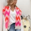 Aztec Gilet Neon Pink -Kleding Promotie Winkel Aztec Gilet Neon Pink 4 586x900 1