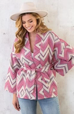 Aztec Kimono Roze -Kleding Promotie Winkel Aztec Kimono Roze 3 586x900 1