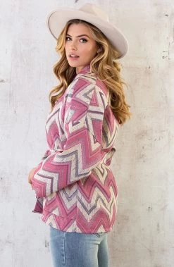 Aztec Kimono Roze -Kleding Promotie Winkel Aztec Kimono Roze 4 586x900 1