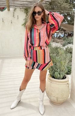 Aztec Skort Black -Kleding Promotie Winkel Aztec Set Black 586x900 1