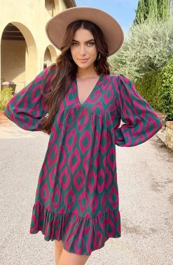 Aztec Tuniek Groen Roze