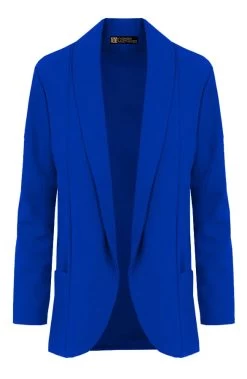 Basic Blazer Kobalt -Kleding Promotie Winkel Basic Blazer Kobalt 586x900 1