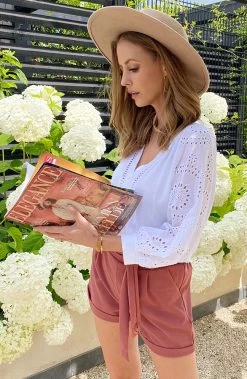 Basic Strik Shorts Dust Pink -Kleding Promotie Winkel Basic Strik Shorts Dust Pink 586x900 2