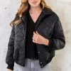 Bomber Jacket Quilted Zwart -Kleding Promotie Winkel Bomber Jacket Quilted Zwart 5 586x900 1