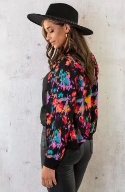 Bomberjacket Multicolor -Kleding Promotie Winkel Bomberjacket Multicolor 6 586x900 2