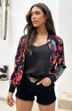 Bomberjacket Multicolor -Kleding Promotie Winkel Bomberjacket Multicolor 8 586x900 1