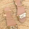 Buckle Sandalen Goud 2 Buckle Sandalen Goud -Kleding Promotie Winkel Buckle Sandalen Goud 1 586x900 1