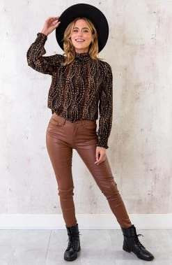 Musthave Deal Coating Jeans -Kleding Promotie Winkel Coating Jeans Cognac 5 586x900 2