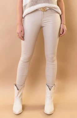 Coating Jeans Light Beige -Kleding Promotie Winkel Coating Jeans Light Beige 586x900 2
