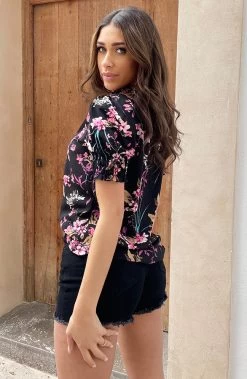 Col Top Bloemen Zwart 18 Col Top Bloemen Zwart -Kleding Promotie Winkel Col Top Bloemen Zwart 2 586x900 1