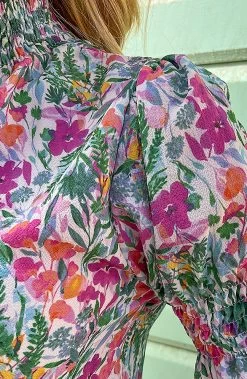 Col Top Flower Multicolor 13 Col Top Flower Multicolor -Kleding Promotie Winkel Col Top Flower Multicolor close 586x900 1