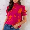 Col Top Flower Roze Oranje -Kleding Promotie Winkel Col Top Flower Roze Oranje 3 2 586x900 1
