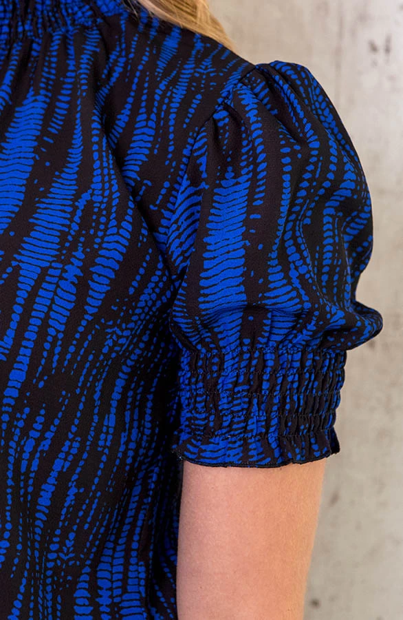 Col Top Print Deluxe Kobalt 12 Col Top Print Deluxe Kobalt - Afbeelding 10