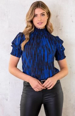 Col Top Print Deluxe Kobalt 21 Col Top Print Deluxe Kobalt -Kleding Promotie Winkel Col Top Print Deluxe Kobalt 6 586x900 1