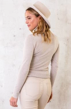 Coltrui Dames Beige -Kleding Promotie Winkel Coltrui Dames Beige 4 586x900 1
