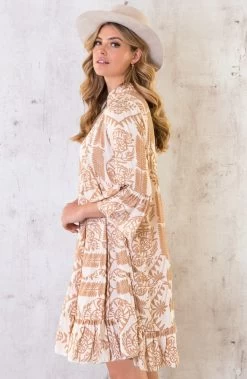 Cotton Tuniek Puglia Beige -Kleding Promotie Winkel Cotton Tuniek Puglia Beige 4 1 586x900 1