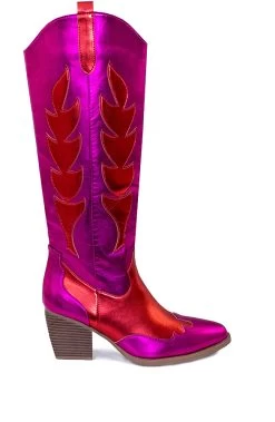Cowboy Laarzen Fuchsia Rood -Kleding Promotie Winkel Cowboy Laarzen Fuchsia Rood 586x900 2