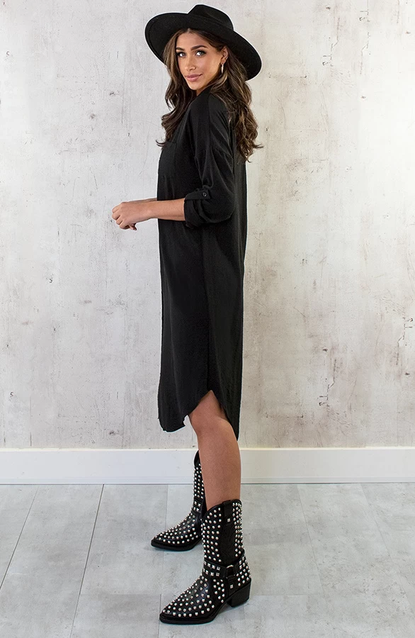 Cowboylaarzen Studs Black 5 Cowboylaarzen Studs Black - Afbeelding 3