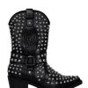 Cowboylaarzen Studs Black -Kleding Promotie Winkel Cowboylaarzen Studs Black 586x900 1
