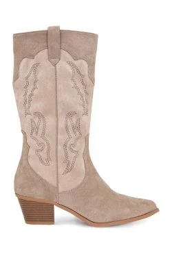 Cowboylaarzen Taupe Beige