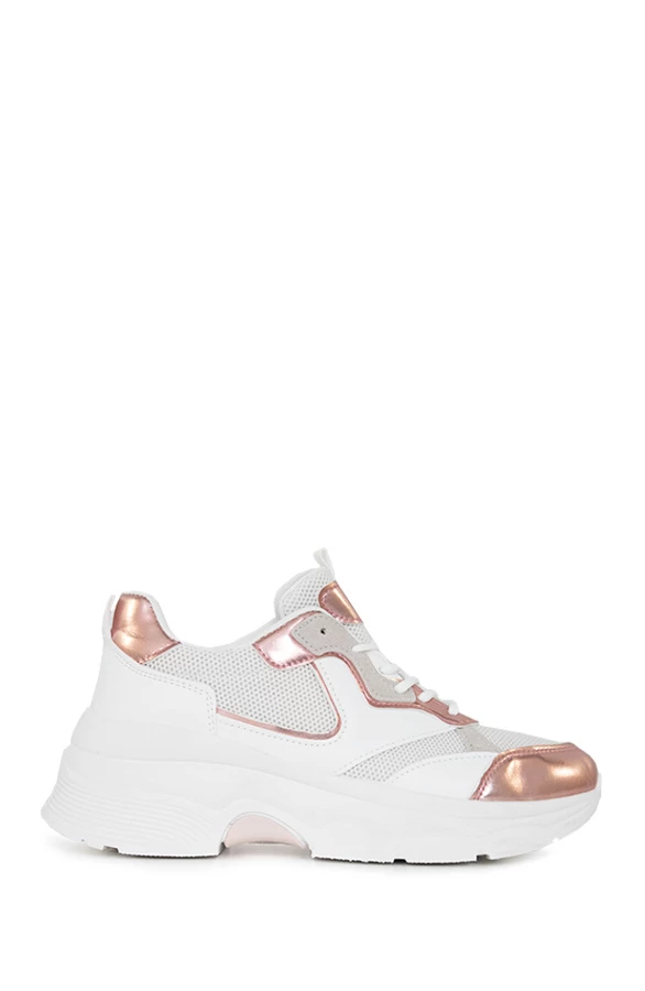 Dad Sneaker Metallic Roze 3 Dad Sneaker Metallic Roze