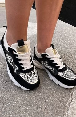 Dad Sneakers Black Snake