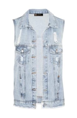 Denim Gilet Damaged -Kleding Promotie Winkel Denim Gilet Damaged 7 586x900 1