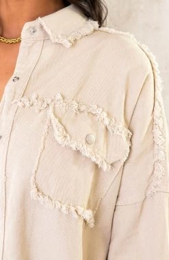 Embroidery Boho Jacket Beige -Kleding Promotie Winkel Embroidery Boho Jacket Beige 2 1 586x900 1