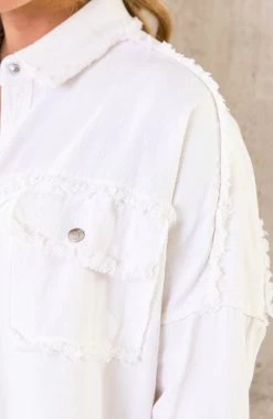 Embroidery Boho Jacket Ecru -Kleding Promotie Winkel Embroidery Boho Jacket Ecru 586x900 1