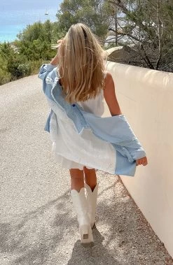 Embroidery Denim Blouse -Kleding Promotie Winkel Embroidery Denim Blouse 4 1 586x900 1