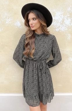 Exclusive Print Dress Army 11 Exclusive Print Dress Army -Kleding Promotie Winkel Exclusive Print Dress Army 6 586x900 1