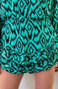 Laagjes Skort Print Mint