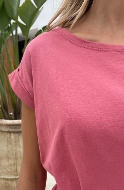 Femme Fatale Jurk Oud Roze -Kleding Promotie Winkel Femme Fatale Jurk Oud Roze 3 586x900 1