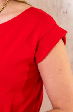 Femme Fatale Jurk Rood -Kleding Promotie Winkel Femme Fatale Jurk Rood 5 586x900 2