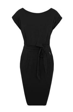 Femme Fatale Jurk Zwart -Kleding Promotie Winkel Femme Fatale Jurk Zwart 586x900 2