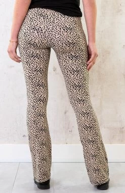 Flared Broek Cheetah -Kleding Promotie Winkel Flared Broek Cheetah 4 586x900 1