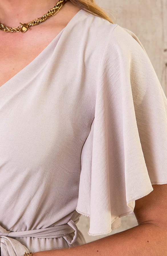 Florence Jurk Beige 2.0 13 Florence Jurk Beige 2.0 - Afbeelding 11