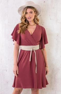 Musthave Deal Florence Jurken -Kleding Promotie Winkel Florence Jurk Dust Roze 2 2 586x900 1