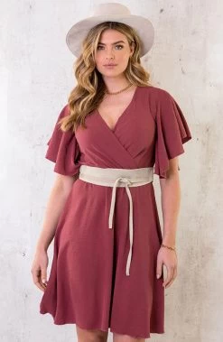 Florence Jurk Dust Roze 2.0 -Kleding Promotie Winkel Florence Jurk Dust Roze 2 3 1 586x900 1