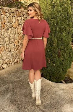 Florence Jurk Dust Roze 2.0 -Kleding Promotie Winkel Florence Jurk Dust Roze 2 4 586x900 1