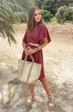 Florence Jurk Dust Roze 2.0 -Kleding Promotie Winkel Florence Jurk Dust Roze 2.0 586x900 1