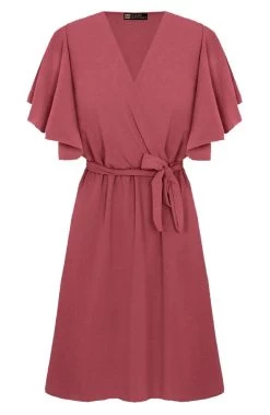 Florence Jurk Dust Roze 2.0 -Kleding Promotie Winkel Florence Jurk Dust Roze 2.0 586x900 2