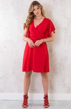 Florence Jurk Rood 2.0 -Kleding Promotie Winkel Florence Jurk Rood 2.0 1 586x900 1